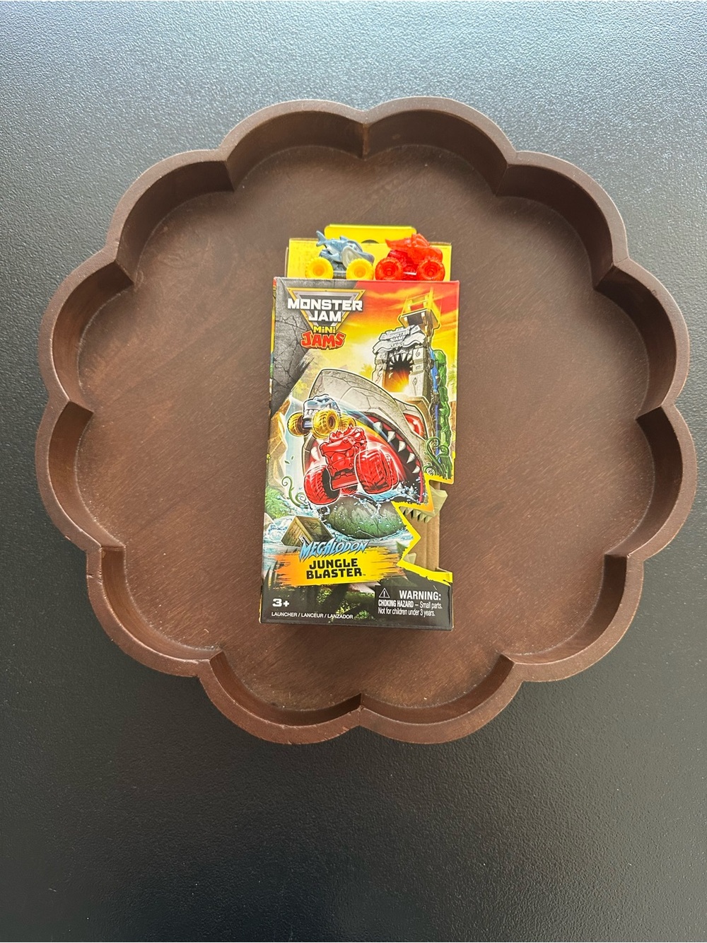 Monster Jam Mini Jams Megalodon Jungle Blaster Playset